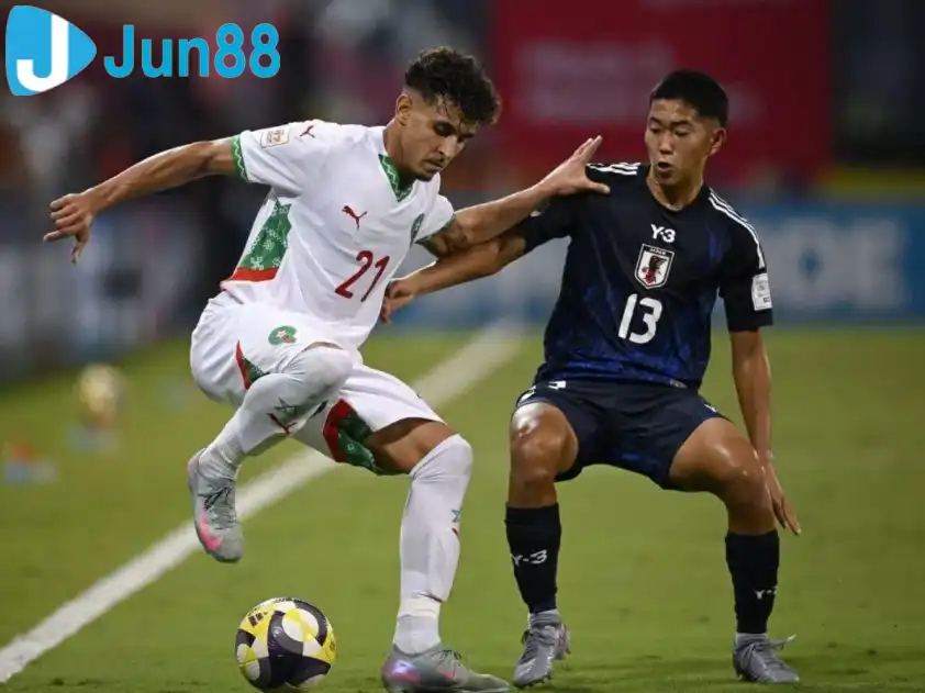 U17 Nhật Bản vừa đánh bại U17 Ma Rốc với tỉ số 2-0 (Ảnh: Goal)