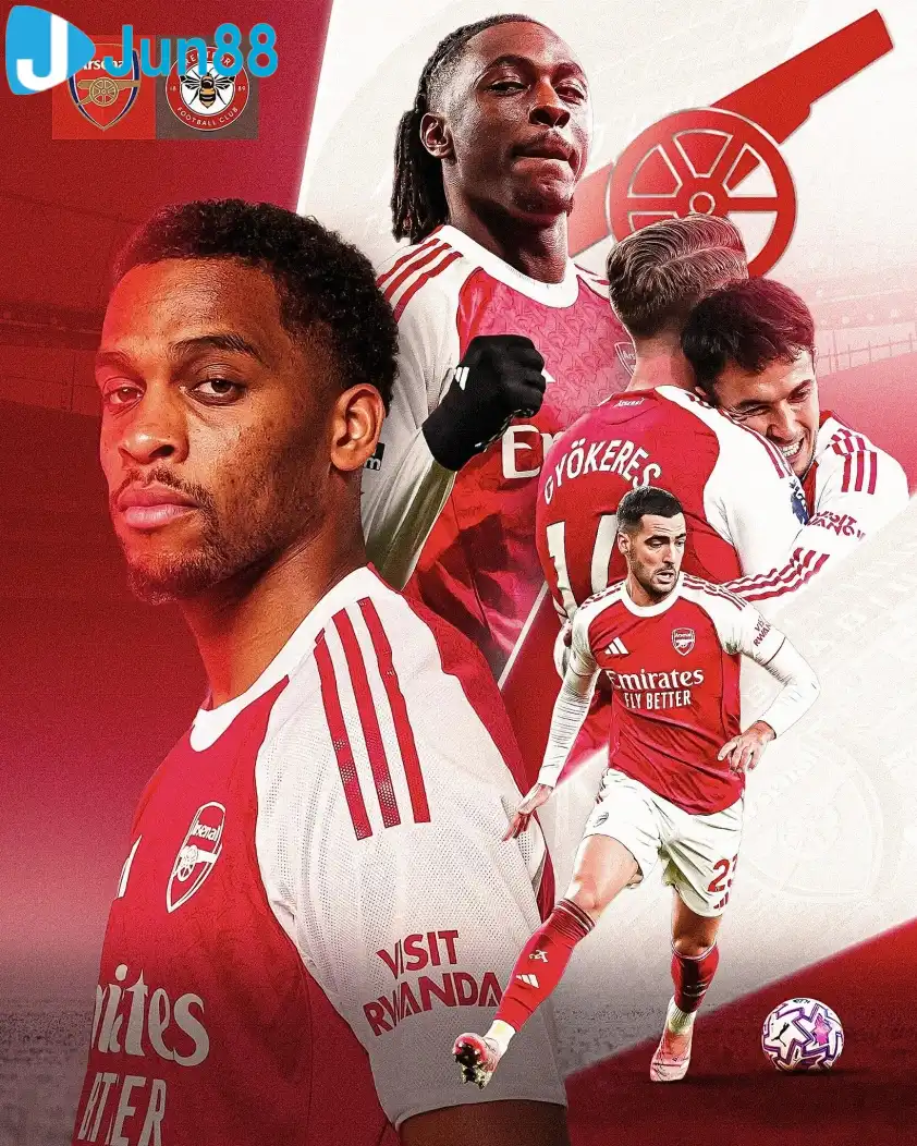 Trận đấu giữa Arsenal và Brentford (Ảnh: Eurosport)